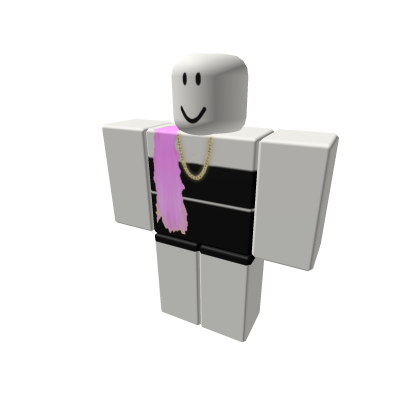 Black outfit w chain and pink ext thumbnail