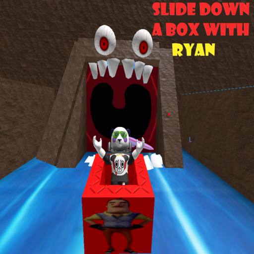 SLIDE DOWN A BOX WITH RYANS WORLD! official Roblox game thumbnail