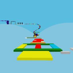 NEW 30 Stages Colorful Obby!