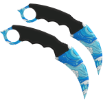 Dual Karambits: Tidal Waves