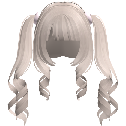 curly cute jirai kei milk tea hime pigtails Roblox item