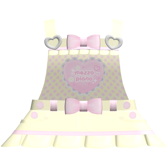 Cute Pink Yellow Cutecore Mezzo Piano Overalls