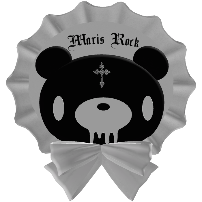 ʕ｡- ˕ -｡ʔ ruffled white bear pin 