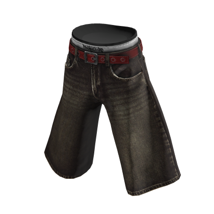 💗Y2K LOOSE BERMUDA SHORTS IN DENIM_BROWN thumbnail