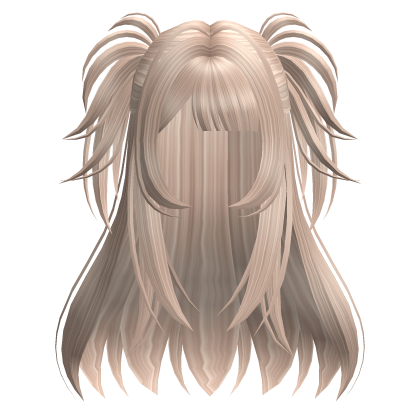 Messy Y2K Grunge Twintails (Beige) Roblox item