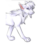 Arctic winter wolf's <3