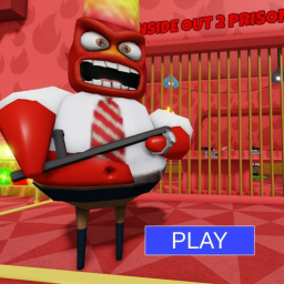 ANGER INSIDE OUT 2 BARRY'S PRISON RUN! (Obby)