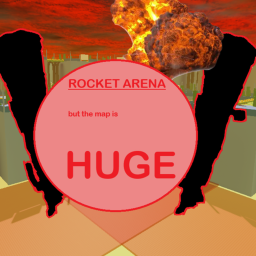 Rocket arena but the map is HUGE