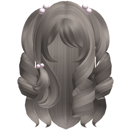 Cute Long Princess Curls In Ash Brown Roblox item