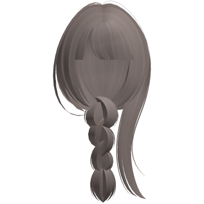 raiden shogun long anime braid ash brown Roblox item