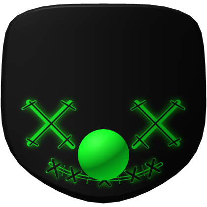 Halloween Neon Green Evil Clown Mask