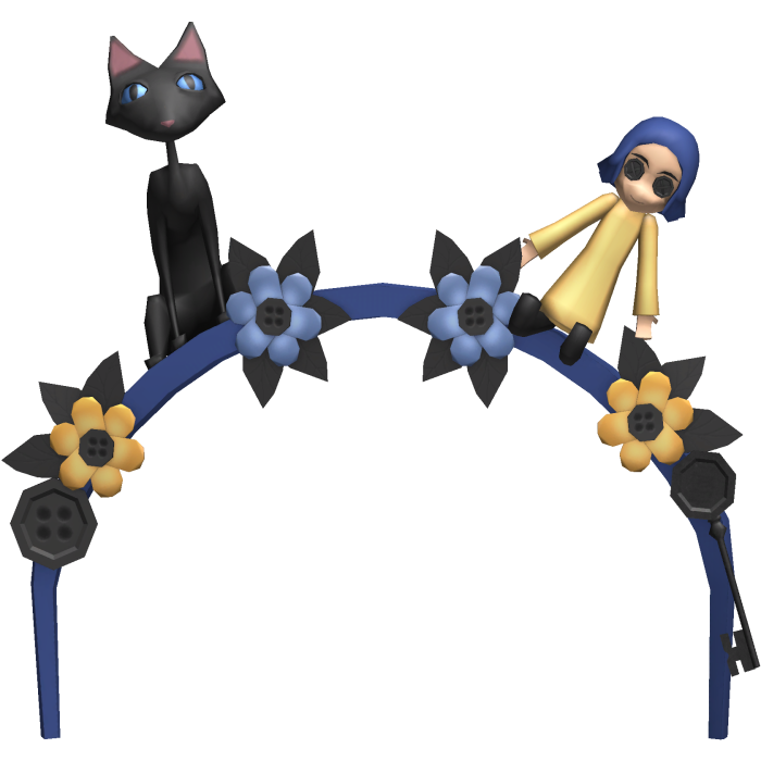 🗝️ Coraline Cute Halloween Headband 