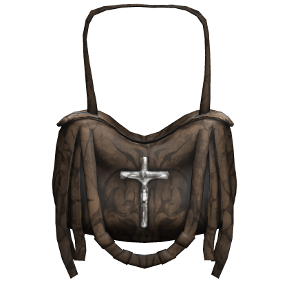 Brown Grunge Emo Strapped Handbag 1.0