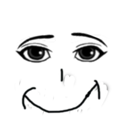 a funny face Roblox decal