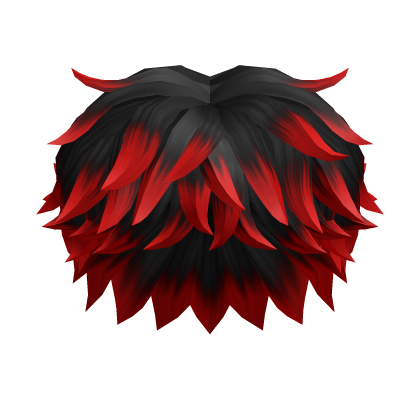 ❗Fluffy Red Fade Messy