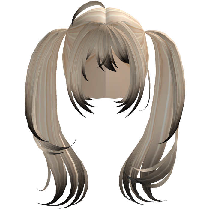 Blonde Big long anime tails egirl cute kawaii