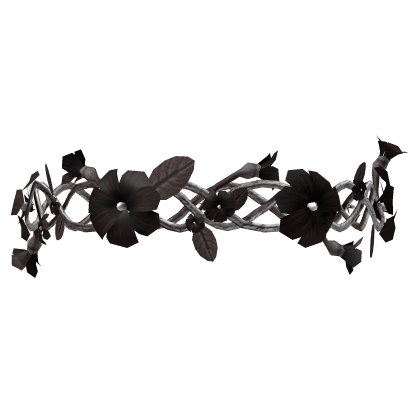 Brown Flower Crown Tiara