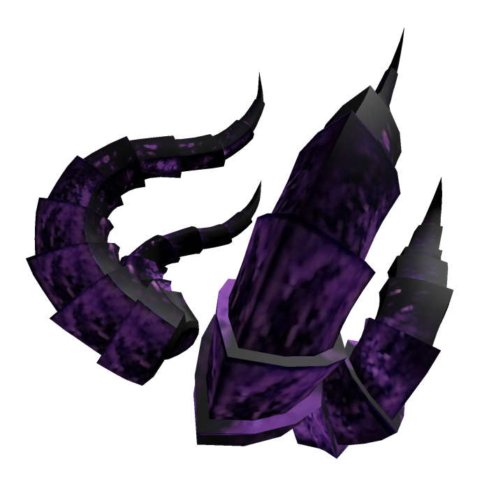 Ultra Dark Amethyst Horns