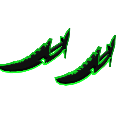Dual Green Demon King Sword