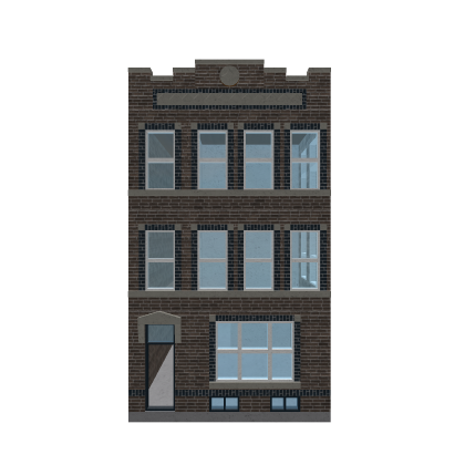 New York City Brick Apartment Building
