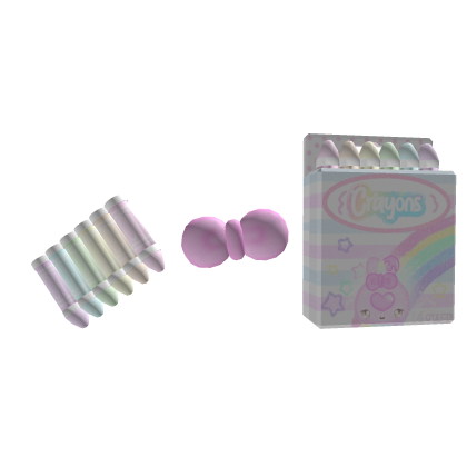 ♡ kawaii cutecore uni num nom crayon clips !!
