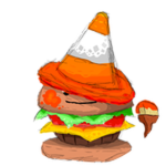 Traffic Cone Burger