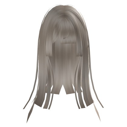 ♡ long hime emo goth moe anime hair [beige blond Roblox item