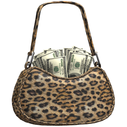 Gyaru Leopard Purse w/ Money