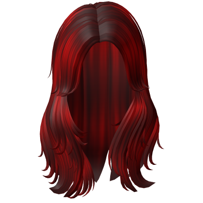 Flowy City Girl Hair (Red) Roblox item