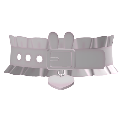 kawaii pink bunny choker ruffles