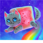 Nyan cat explosion!