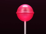Pink lollipop pop