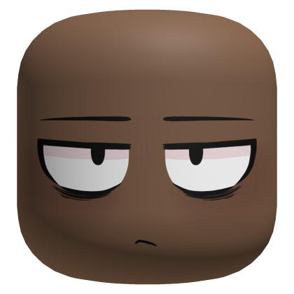Sleep Deprived Face - Brown Roblox item
