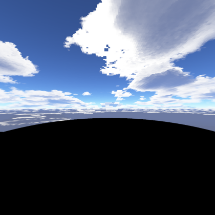 no pixelated islands sky only skybox (original)