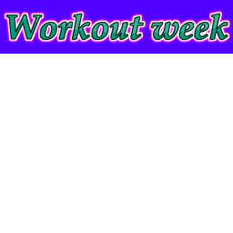 workout week )'s Place Number: #