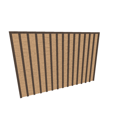 Smaller wooden wall