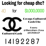 Cultured Cash Dhc