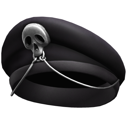 skull chain cadet cap