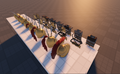 ( 19 PC ) Ancient Rome Armor & Helmet Set LEGION preview 5