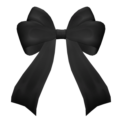 Lovelock Hair Bow Black Roblox item