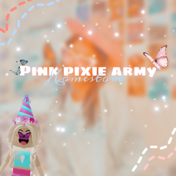 Pink pixie army  Home store