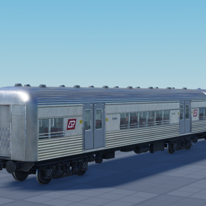 Queensland Railways Train Game-Ready NY