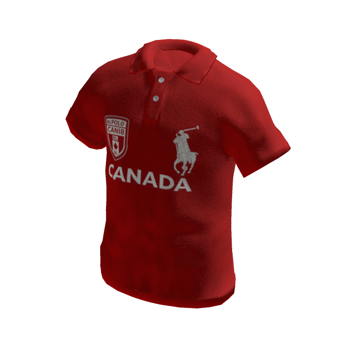 Red Canada Polo Shirt