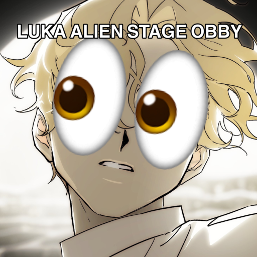 Luka Alien Stage obby official Roblox game thumbnail