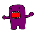Purple Domo Roblox badge thumbnail