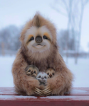 Fluffy and warm