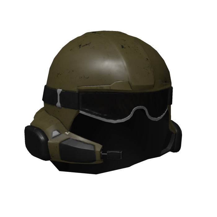 Maskless Helldivers SEAF Helmet leader (Green)