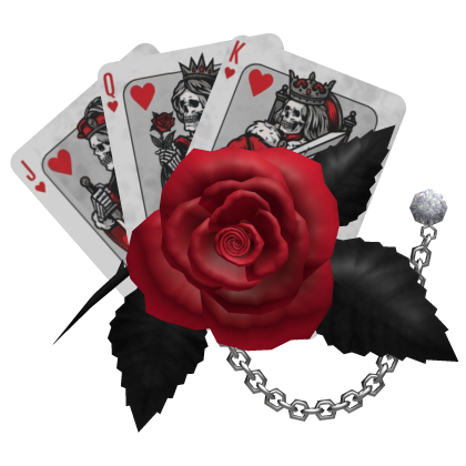 Vintage Red Rose Gothic Lapel Pin [1.0] thumbnail