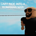 cart ride into a romanian man