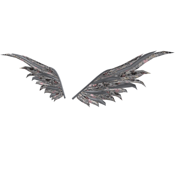 Kawaii Bats and Pumpkins Crow Wings